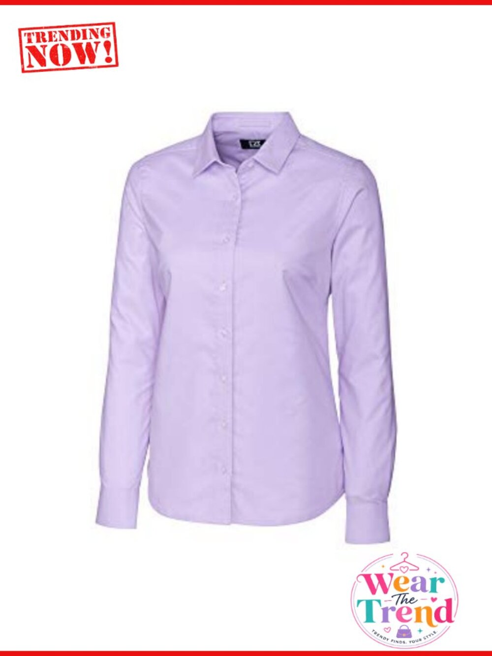 Wrinkle Resistant Stretch Long Sleeve Button Down Shirt